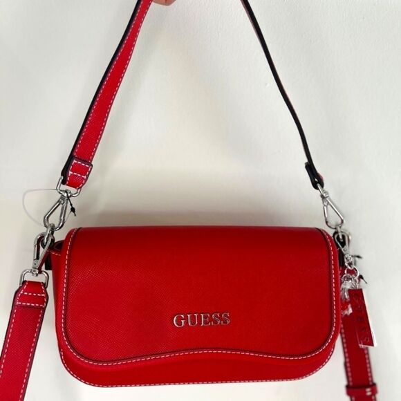 Guess Red Crossbody Handbag - Picture 2 of 4